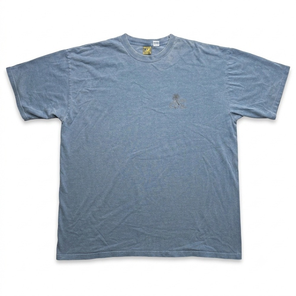 Vintage Big Dogs T-Shirt Mens XXL Faded Blue Big Kahuna Classic Surf Hula‎ Y2K